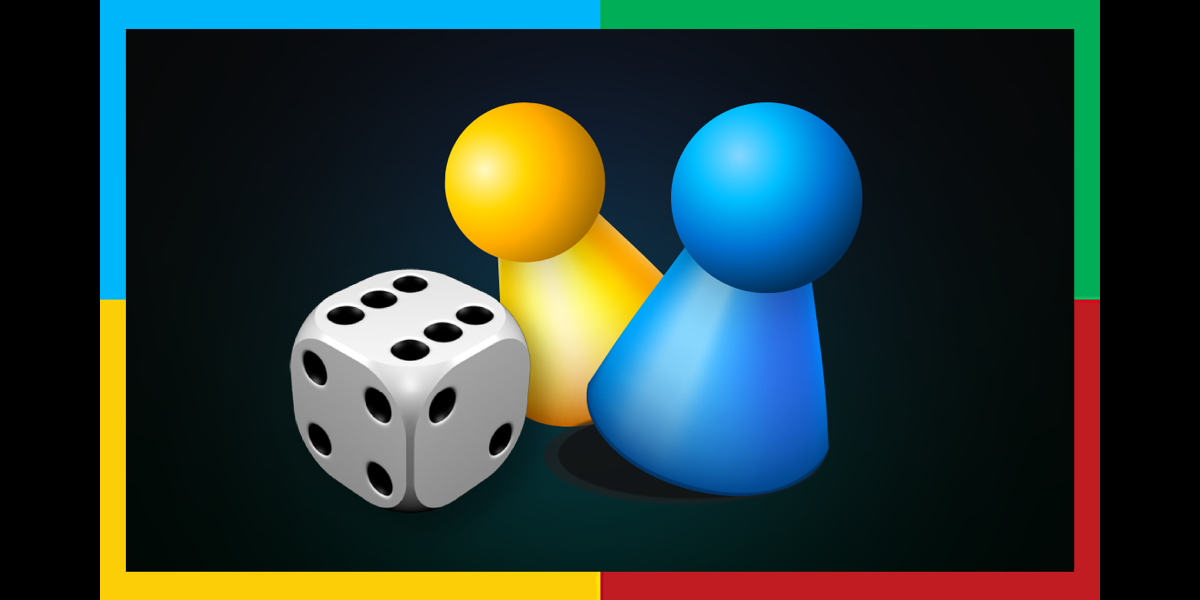 Ludo treasure and dice